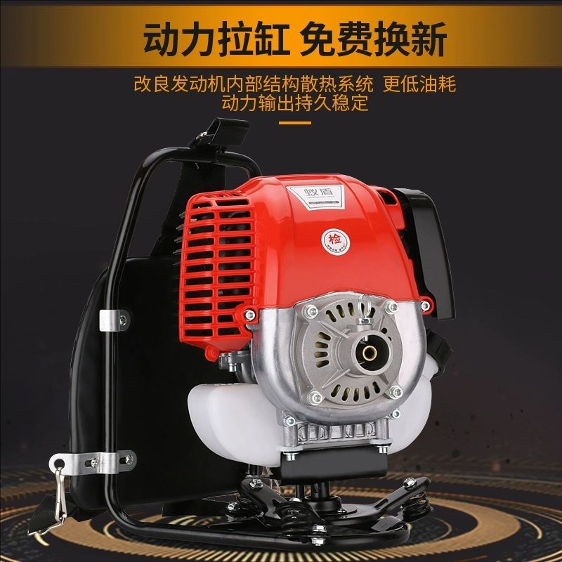 热销汽油割草机四行程揹负式农用开 荒打草松土除草神器2025