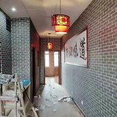 热销砖纹墙纸自粘壁纸店面60公分墙裙墙围防水仿砖墙贴饭店餐厅烧