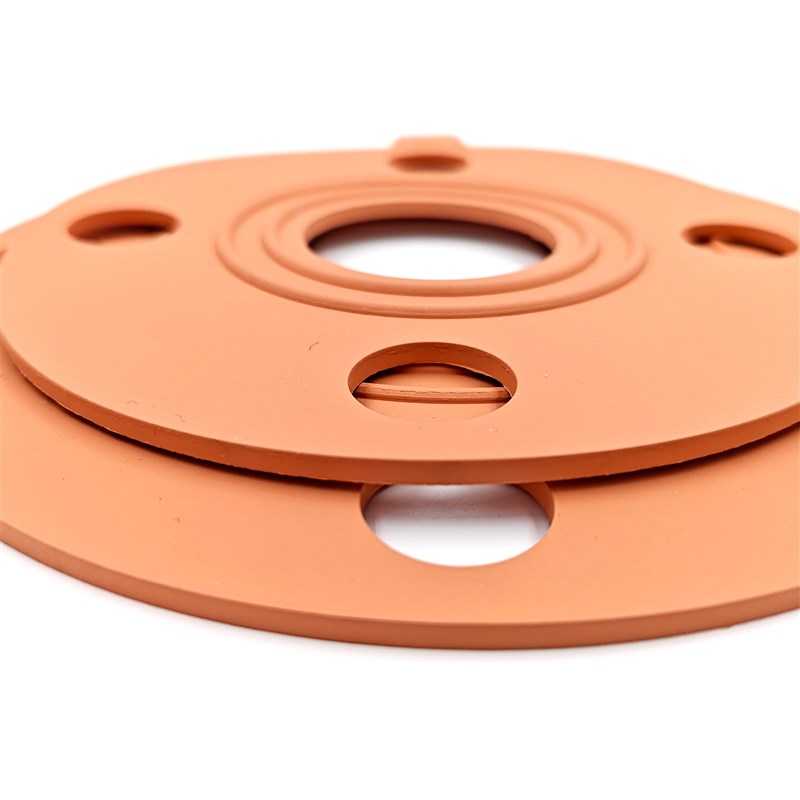 热销FPM氟橡胶法兰垫片耐酸碱耐高温防腐FKM带孔密封圈 国标日标A