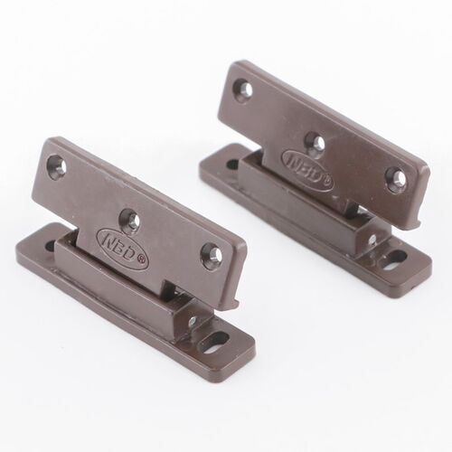 热销塑料弹簧铰链老式衣橱门小合页塑料合页平面铰门边防尘条合页