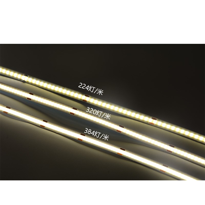 热销COB灯带12V展柜客厅吊顶橱柜柔性高亮广告灯箱柜台LED贴片软