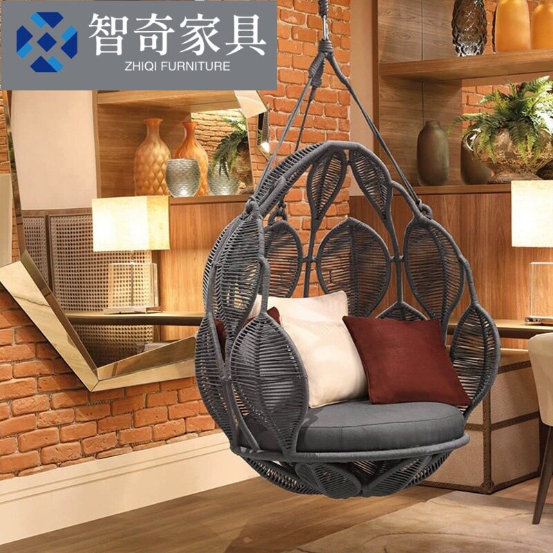 户外网红个性阳台吊椅家用绳椅室内客厅成人秋千鸟巢椅别墅吊篮