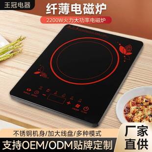 公寓厨房多功能电磁炉家用平面炒菜2100W大功率电磁炉