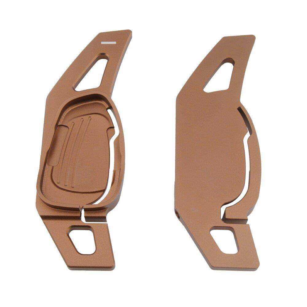 RS7S6S3S8SQ5RS5汽车方向盘铝合金换挡拨片棕色延长杆