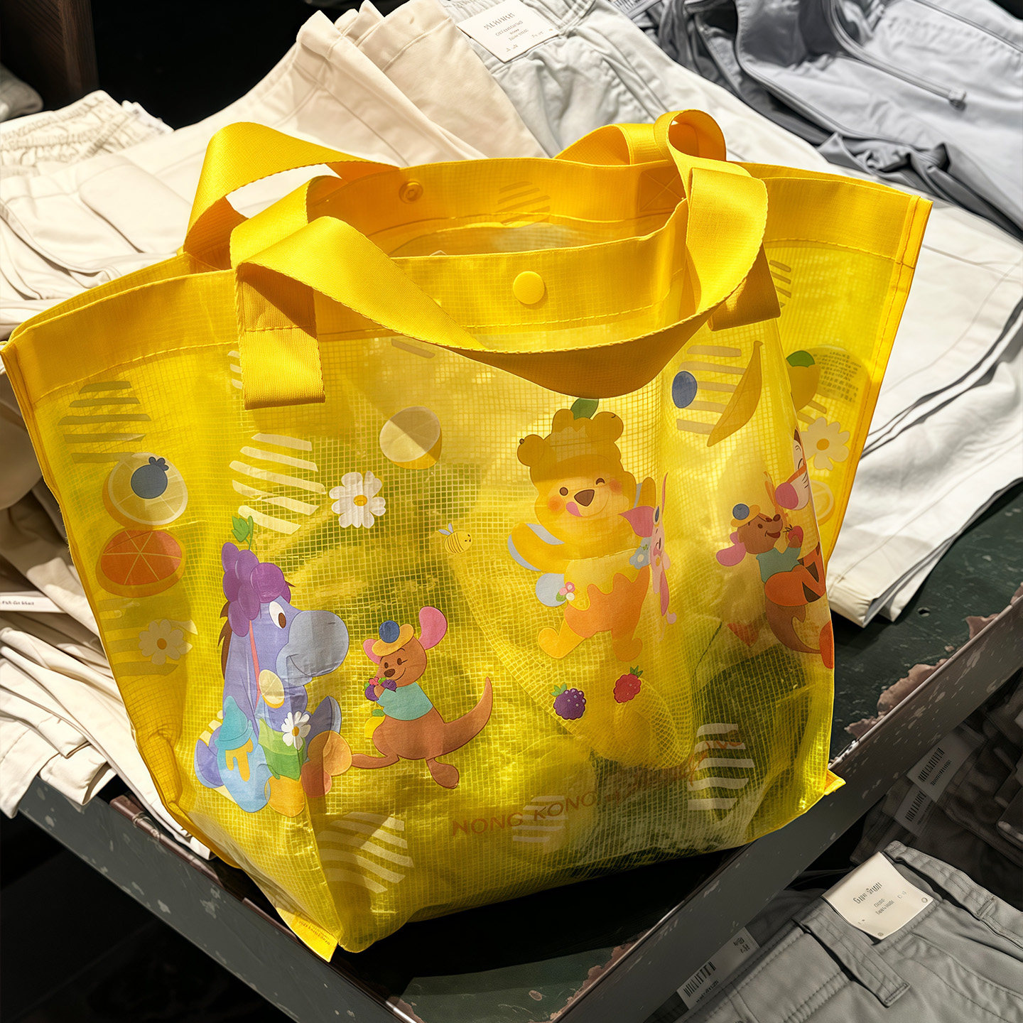 可爱噗噗游泳包防水手提袋收纳包干湿分离随身轻便手提便携旅行袋