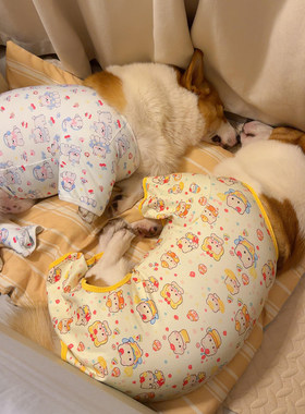 狗狗衣服小型犬大型犬防掉毛防脏睡衣柯基泰迪金毛室内四脚家居服