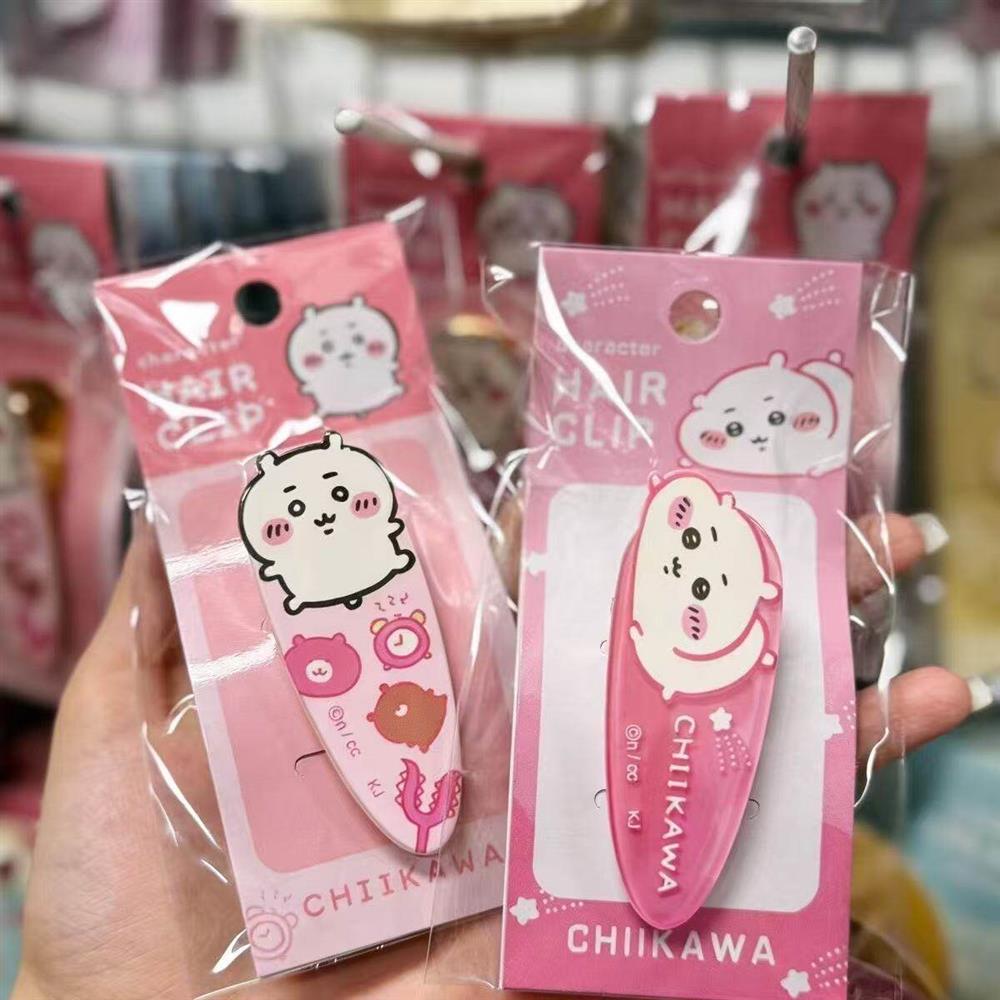 吉伊卡哇发夹chiikawa周边乌萨奇小八浏海夹可爱少女心卡通侧边夹
