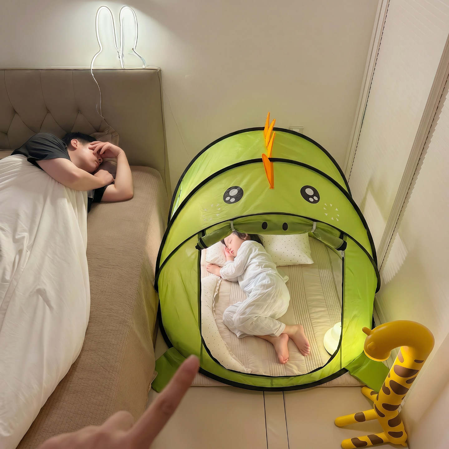 【带娃住酒店神器】儿童帐篷室内床上防摔蚊帐宝宝旅行户外可携式