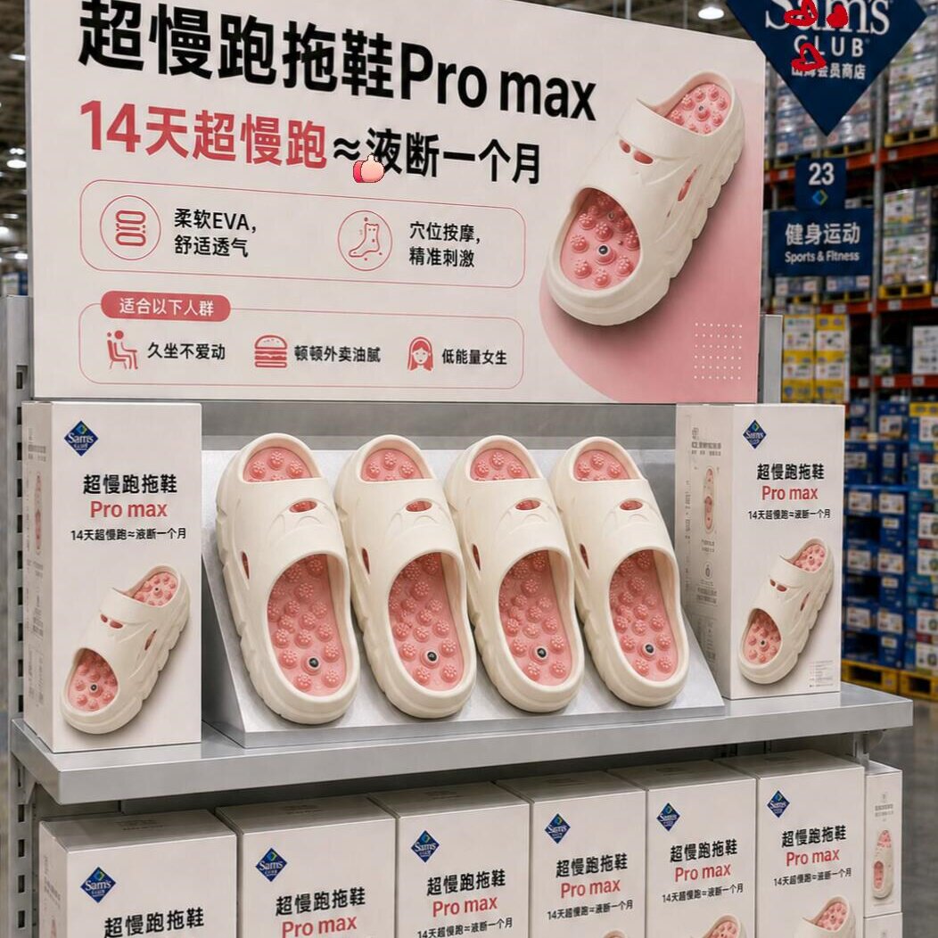 超慢跑拖鞋脚底穴位按摩鞋指压板凉拖鞋浴室洗澡脚底刺激防滑凉拖