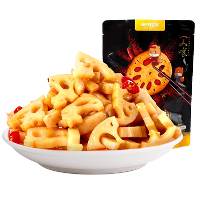 三只松鼠_香辣脆藕150g卤味小吃