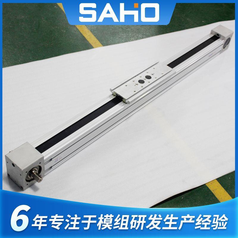 高速滑台配86步进电机模组贯穿轴型升降同步皮带静音传送滑台