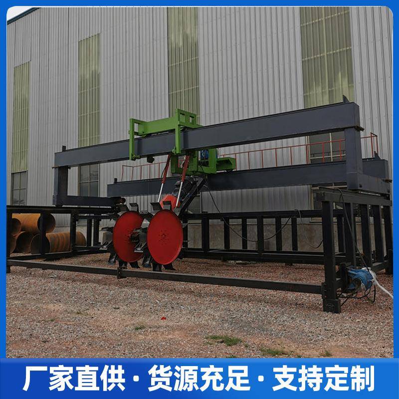 热卖大跨度牛粪鸡粪发酵有机肥设备污泥淤泥轮盘翻堆机深槽翻抛