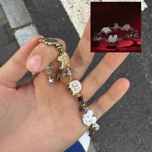 NewJeans专辑同款手链韩国女团小众时尚简约百搭应援周边生日礼