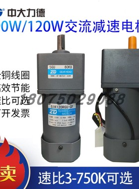 速发0D120W调速马达51G120RGU-CF/5KU ZKB旋转火锅设备减速
