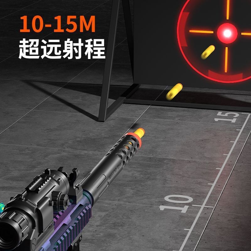速发M416软弹玩具枪手动8k全套儿童男孩机关模型连发软蛋抢