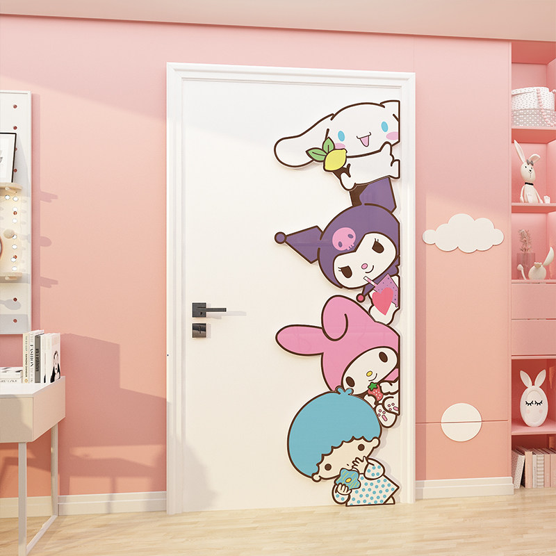 现货速发鸥公主儿童房间卧室门上装饰品墙面贴纸画少孩床头布置摆,家居饰品,文化墙贴,淘宝优惠券,粉丝福利购,淘宝优惠卷