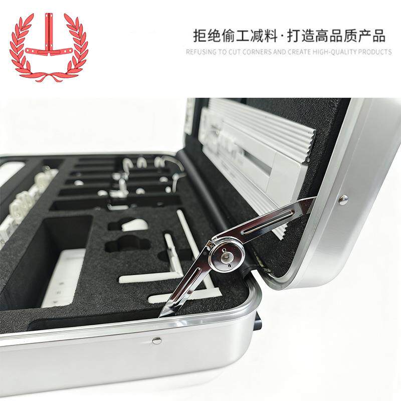 铝镁合一体成型铝箱手提工箱箱金多功能具仪器443收纳展会样品展