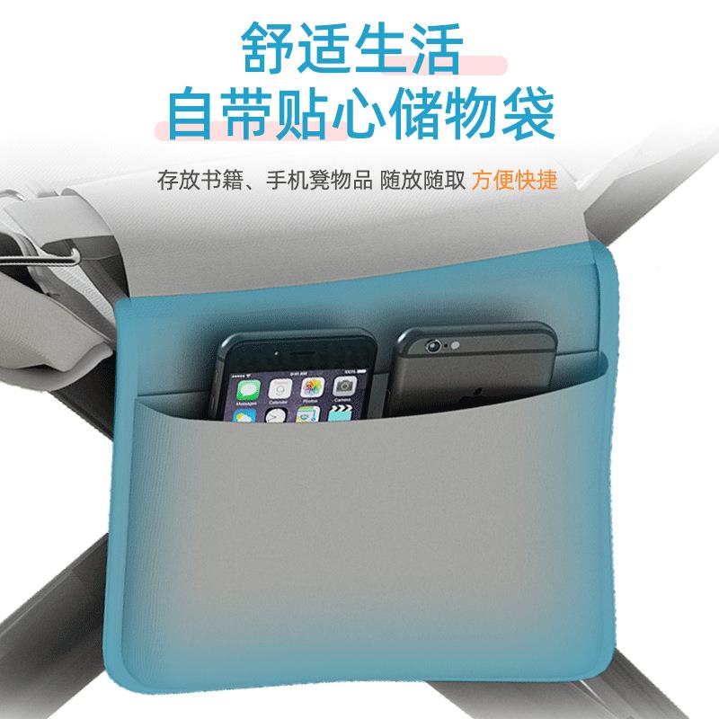 折叠式椅布艺手提便携办台公室午休休闲ZAG躺椅靠背椅子单阳懒人