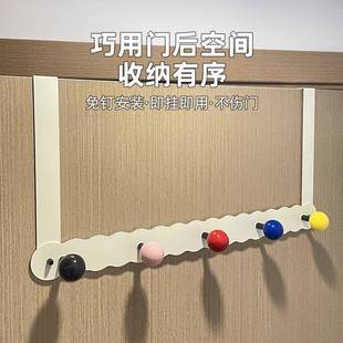 门后钩挂钩免打孔承挂衣置架悬挂AL102572卧室门重衣帽挂物包收纳