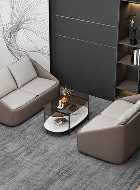 意式简轻ZG-67255奢商会议单人沙发椅酒店阳台休息区待接洽谈务桌