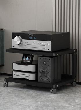 TMV备音功放机架胆机层HIFI发烧设机柜音响架子可移动落地多音箱