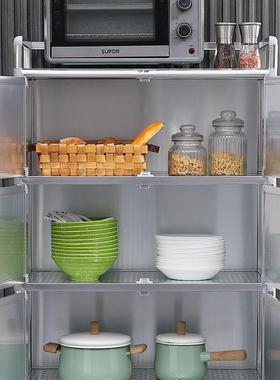 餐边柜碗柜菜PFT柜铝合柜金茶水厨房储物柜阳台收纳柜柜置物柜橱