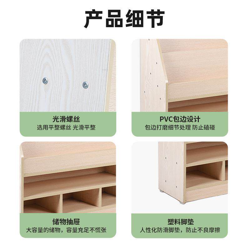 多功能书柜木质桌面收物纳盒文件GFX柜书架置物储纳架绘本架资料