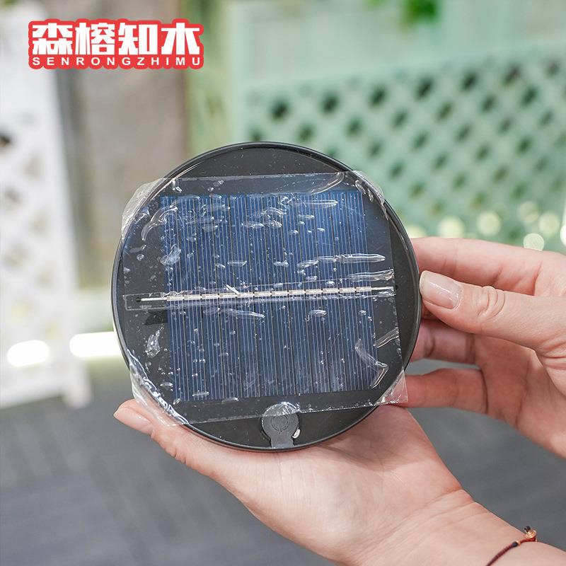 太阳能庭院ZBR顶灯家用户外置别墅花园藤阳编日式楼台布防水装饰
