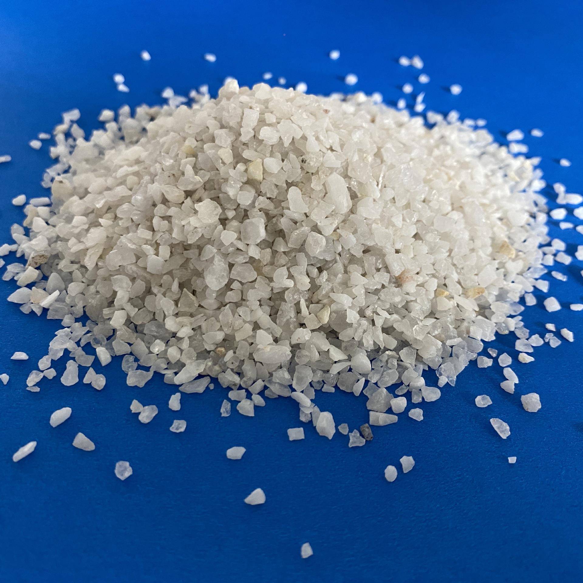 淀厂粉原水过精滤石英砂滤料饮料果汁水厂用过程致石TYC英砂滤料