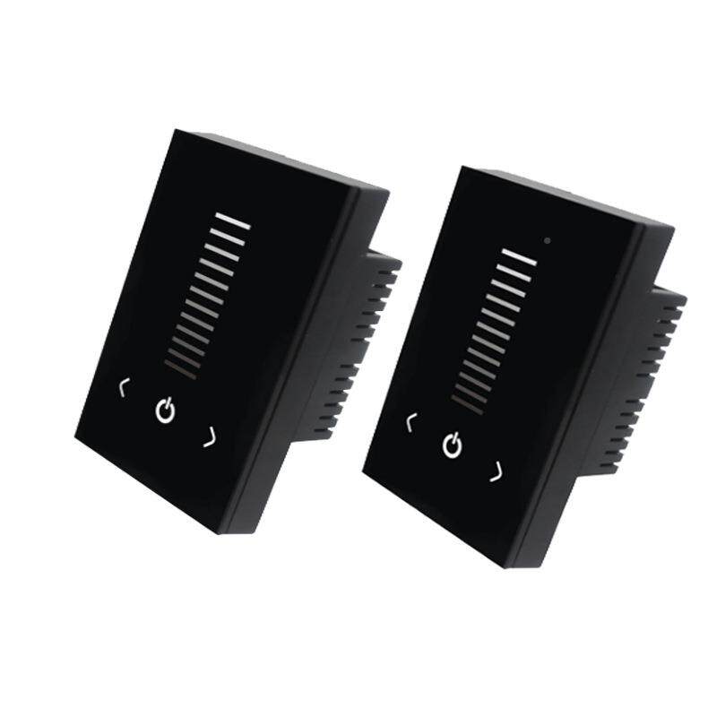 无FGO抖动玻璃面控板旋1钮式无级亮度调节无线遥86型0-1V调光器