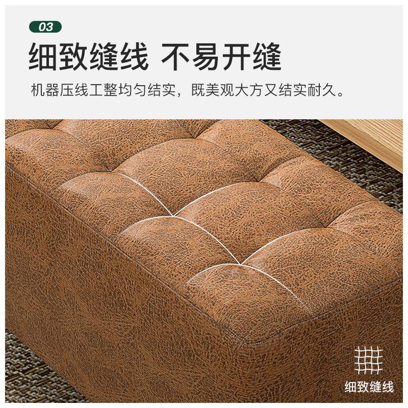 懒人网红沙发木凳子方凳子家用厅小板凳小椅子布艺脚凳客ZGN坐头