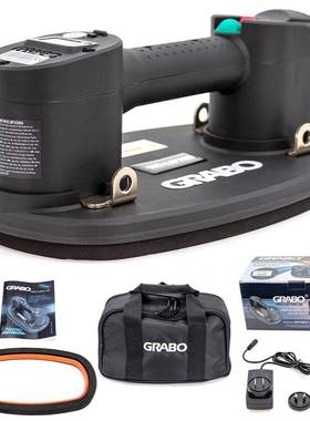 GRAO电YKN动真空吸吸盘吊装石B材搬运吸提器汽车玻璃搬运电动盘