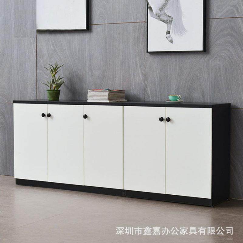 办公室书桌现代家文木质档案柜书矮柜具办公件柜子ZBX移动柜收纳