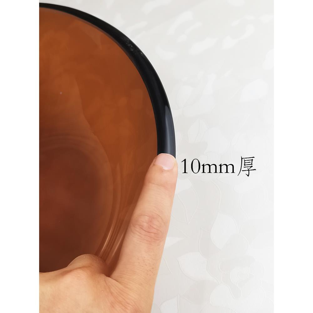 玻璃酒店早餐自助餐F75S7HM7器皿凉盘菜果水展示盘斜口碗沙拉盘厅