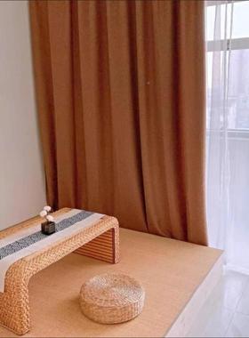 蒲编茶桌日式榻r8aBDp6R榻米飘窗桌子小收茶几台矮桌宿炕桌房民间