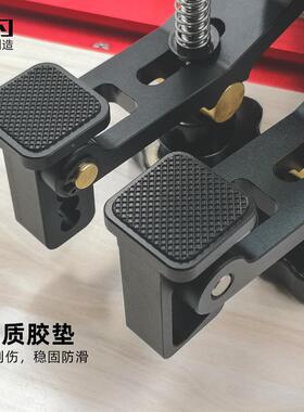 木工滑槽压板压VKT位料夹快速定工0位夹压紧定45型型作台配件工具