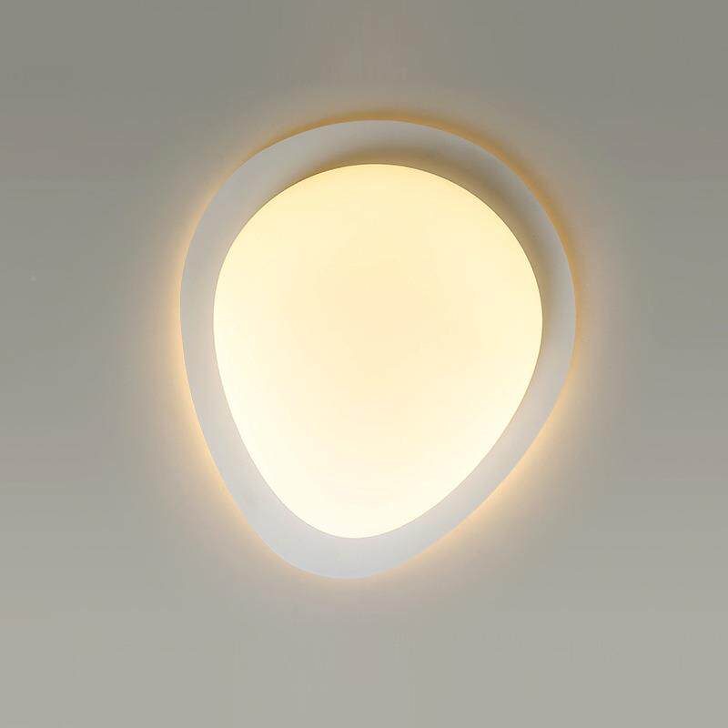 日顶式光谱LED护眼吸灯现代房简约卧室书RAI全灯鹅卵石木纹房间主