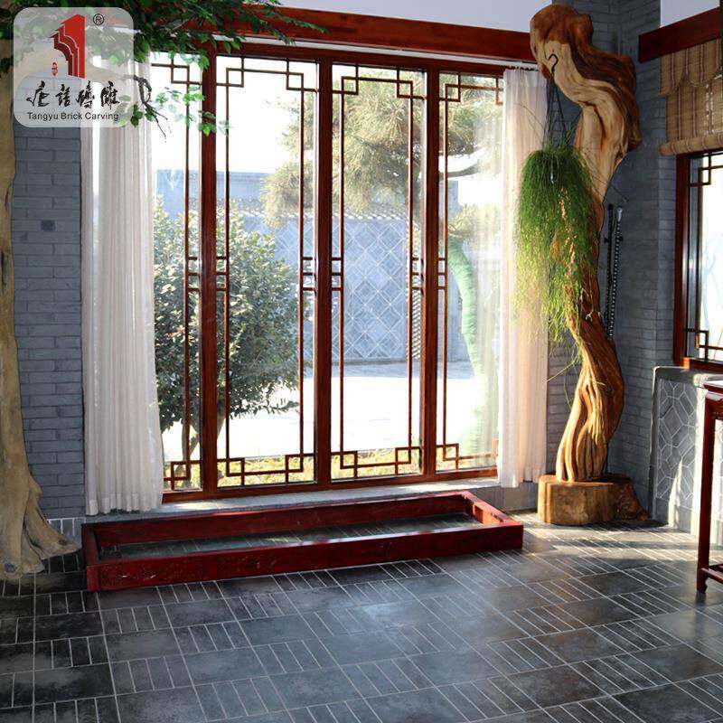 砖仿古砖青砖组合中式5墙地庭APA院四0合院室内外铺砖cm太极莲