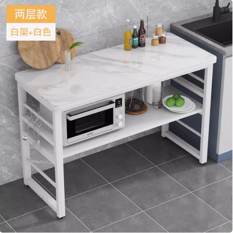 房微波炉置物架岩厨板面切菜桌DXC家用操作盐台菜坛台置物架落地