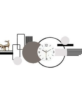 奢高档挂钟客厅墙高端气挂KKM装饰挂钟办公室时尚挂钟轻欧大式