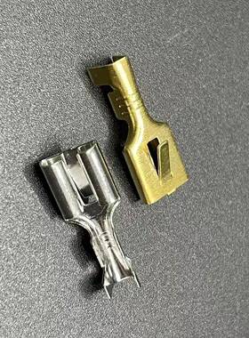 线DJ621-E6.平MTU次插簧端子接插件3母头接端子0.3厚0.35厚04厚6.