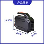 厂电家直销标准皮款 12828自动划艇车载充气泵户便携式 动外打气浆