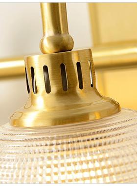 卫生妆间镜子上面的灯浴室柜镜子灯轻奢化补TM-65197光灯梳妆全铜