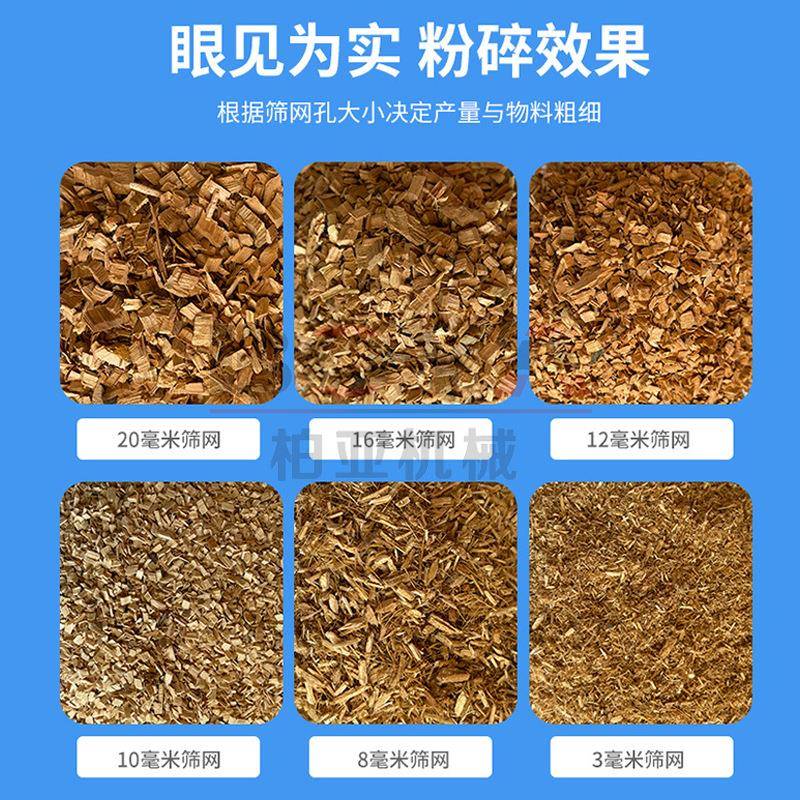 多玉米芯粉碎机小型干碎湿两用大豆杆花生末秧粉糠机功能BKG锯粉