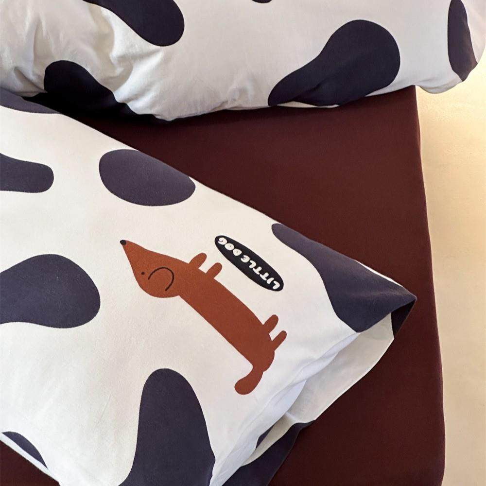 A类织可爱卡通印花四件套纯全MBR棉棉柔软亲肤裸睡四季款针床棉品