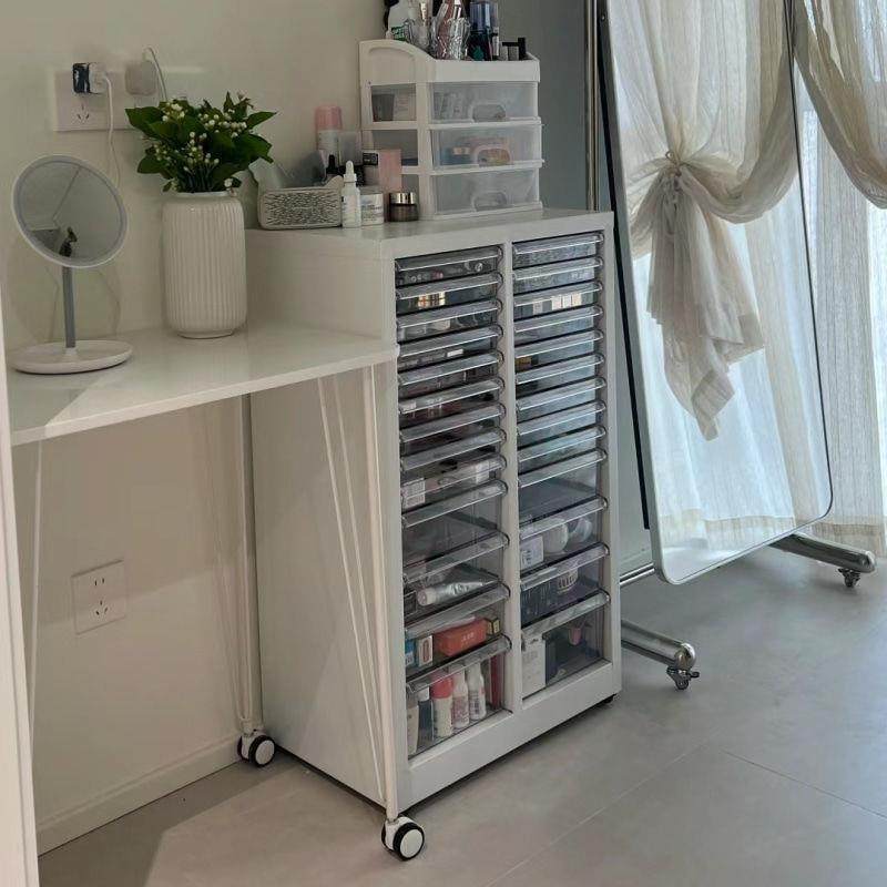 A妆4文件柜平底QES抽屉式彩饰品纳柜美甲店甲具油胶整理收柜烘焙,商业/办公家具,办公储物柜,淘宝优惠券,粉丝福利购,淘宝优惠卷