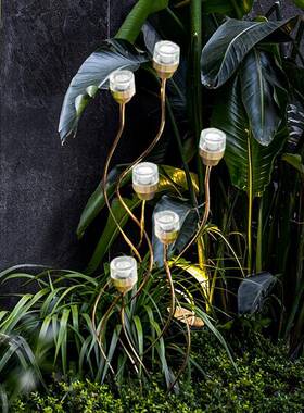 公园草坪庭院化草地灯景观灯花苞灯户外防水LD装饰灯灯亮花BIVE园