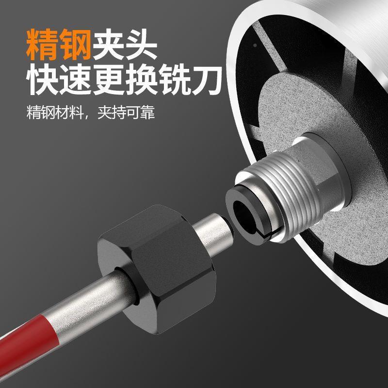 奇美YCL木工边机木修工多功能家用电木铣机开槽机雕铝塑刻倒板装