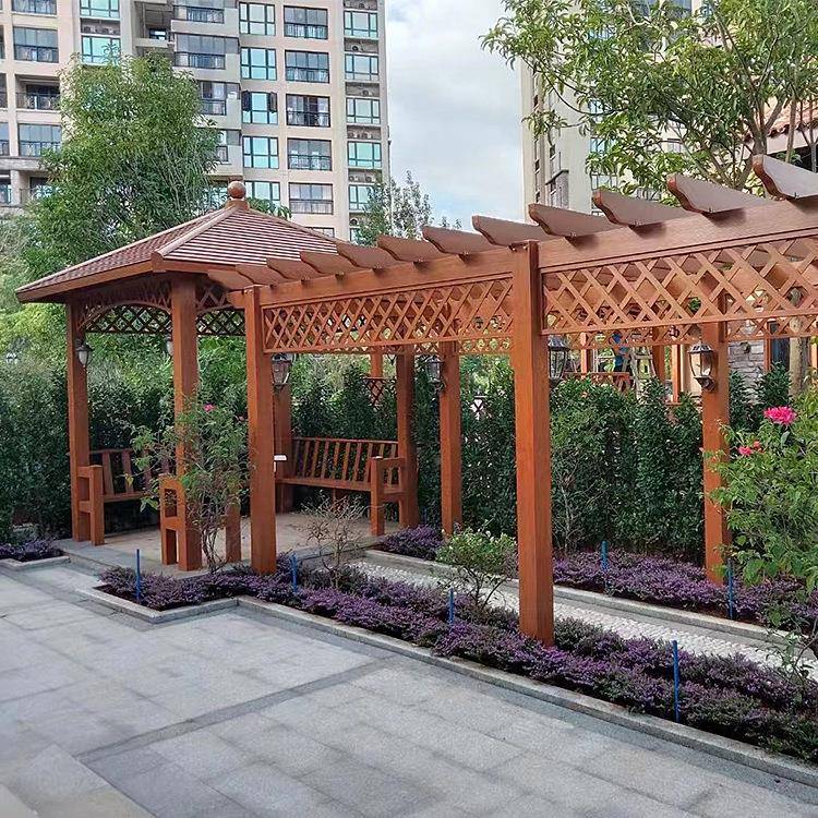 遮庭花园铝合金萄架铝制防锈爬藤廊WUM架室外葡园林景观阳休闲凉