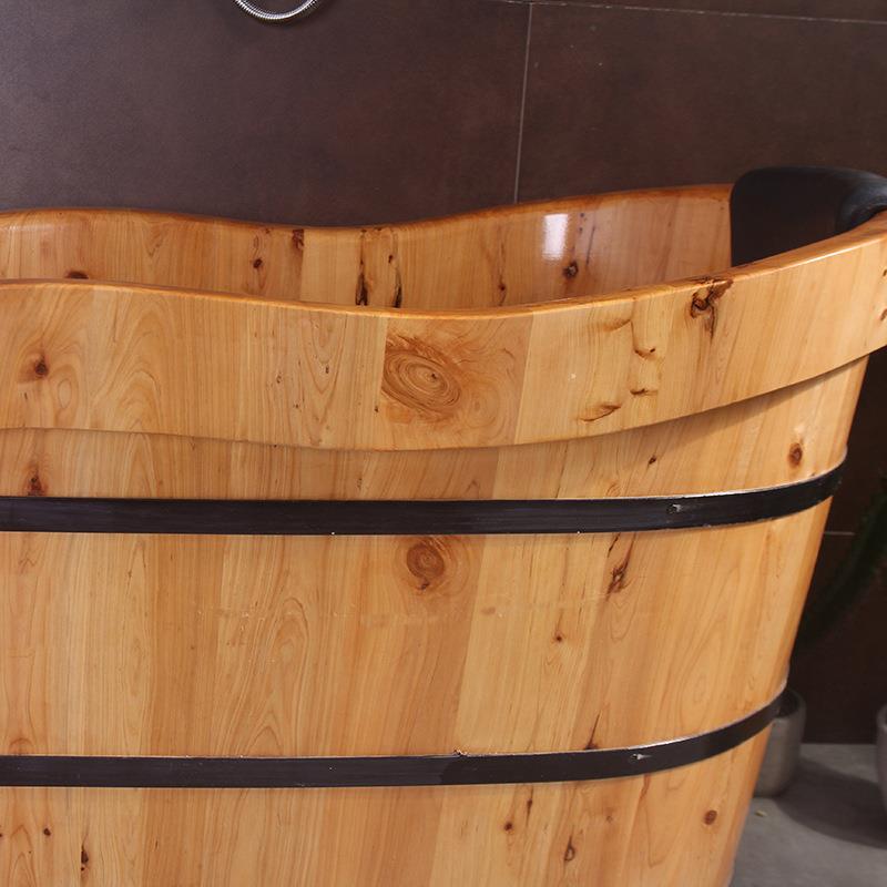 洗香柏YX1808木沐浴桶浴成人泡澡桶桶木桶足熏蒸澡桶厂家